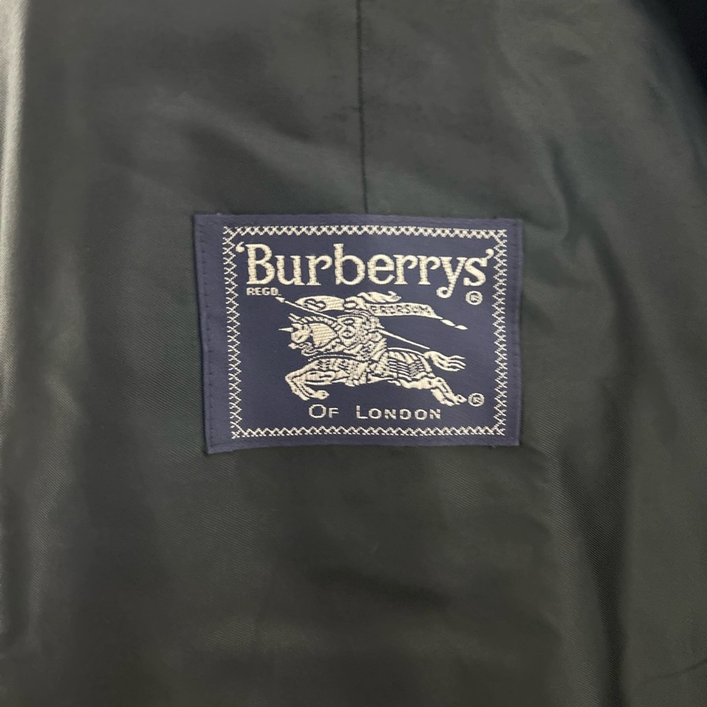 Burberry Black Double-Breasted Belted Trench - Picture 11 of 13